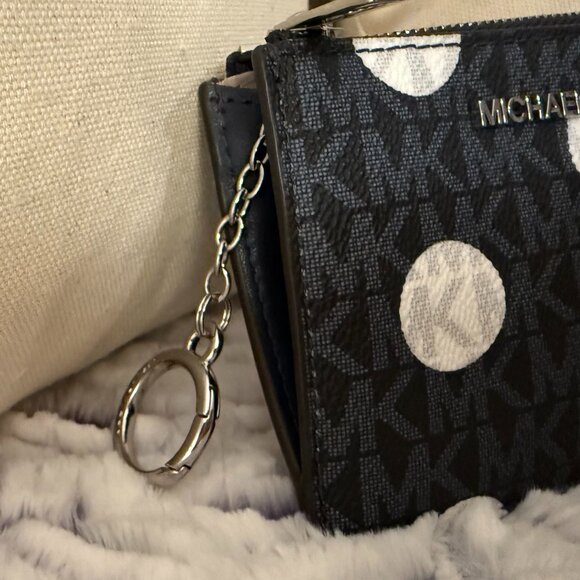 MICHAEL KORS Hat & Card Holder Bundle - Midnight Blue - Picture 6 of 7